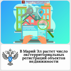 В Марий Эл растет число экстерриториальных регистраций объектов недвижимости